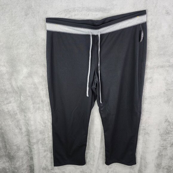 Kim Rogers 2 Piece Jacket & Pants Curvy Track Suit Set Grey & Black Full Zip 1X - Picture 8 of 13